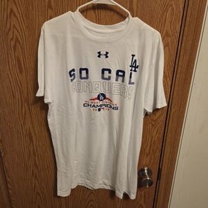 Under Armour Los Angeles Dodgers Shirt Large Men's NWOT MLB